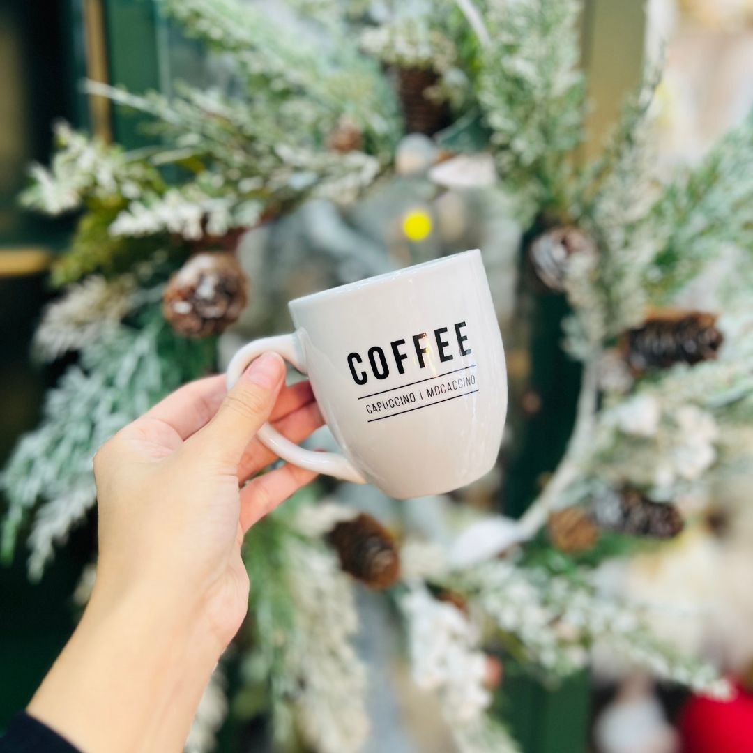 Caneca Coffee Branca - 300ml