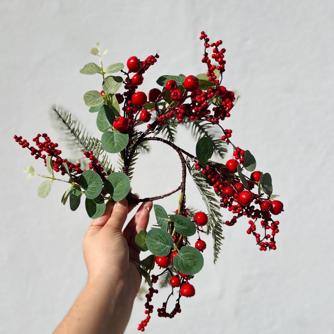 Guirlanda Berry Eucalipto – 28cm