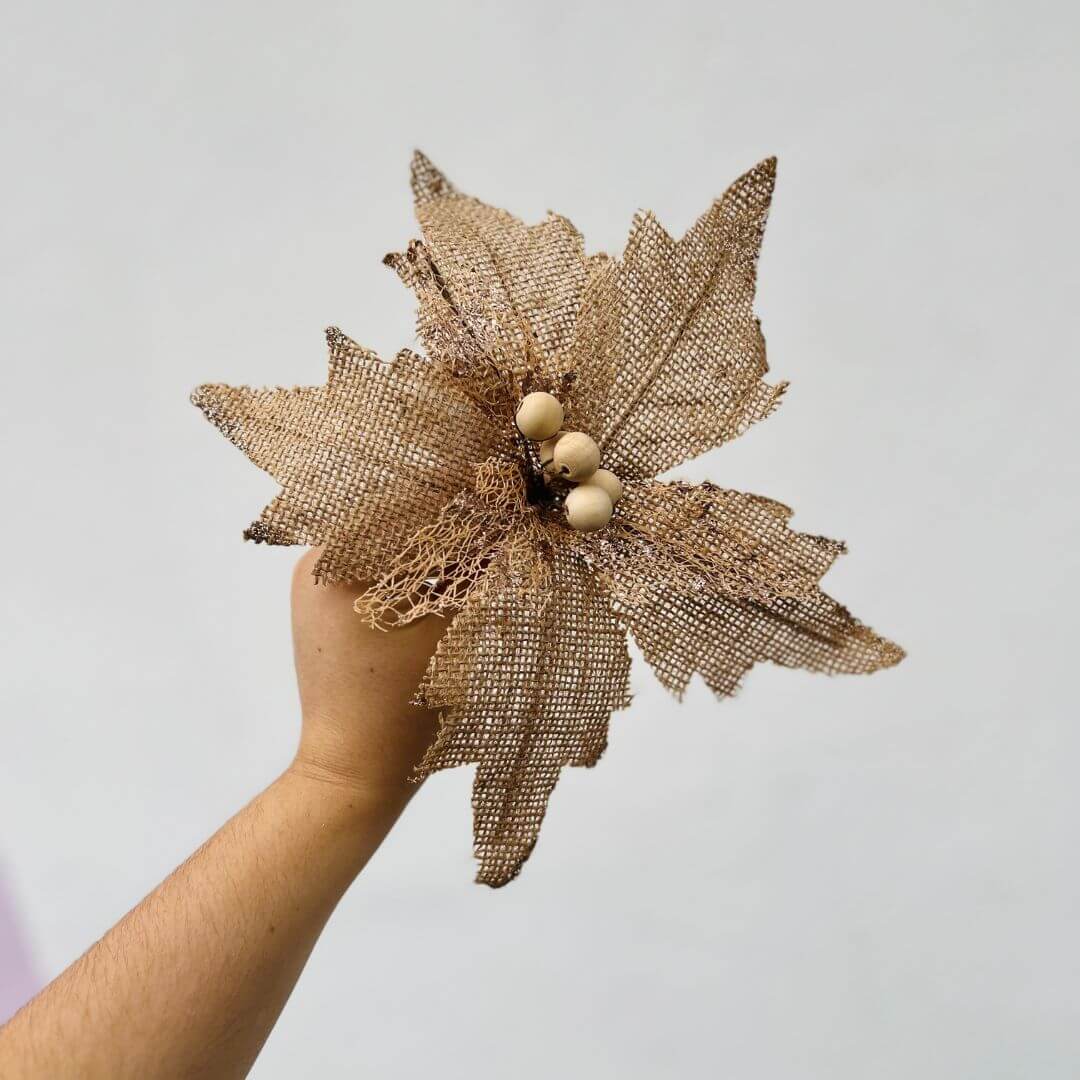 Flor Decorativa Bico de Papagaio – 45cm