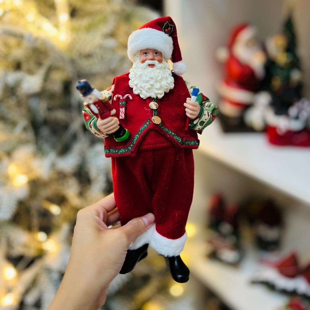 Papai Noel Pintor - 30cm