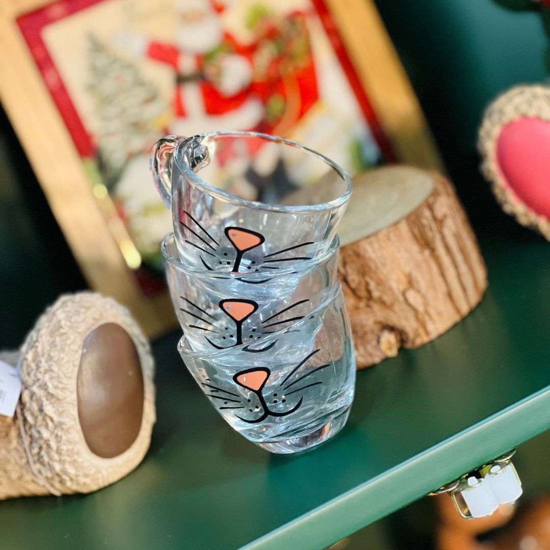 Jogo 6 Xícaras Para Café Cat - 55ml
