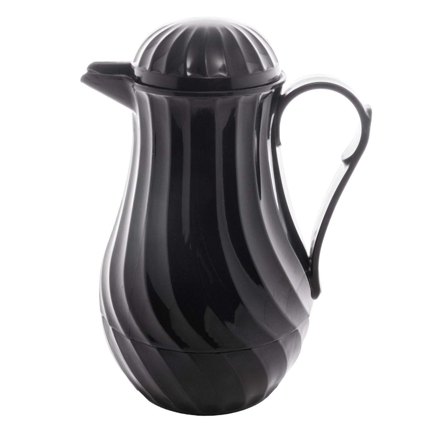 Garrafa Térmica de Plástico Twist Preta - 1L