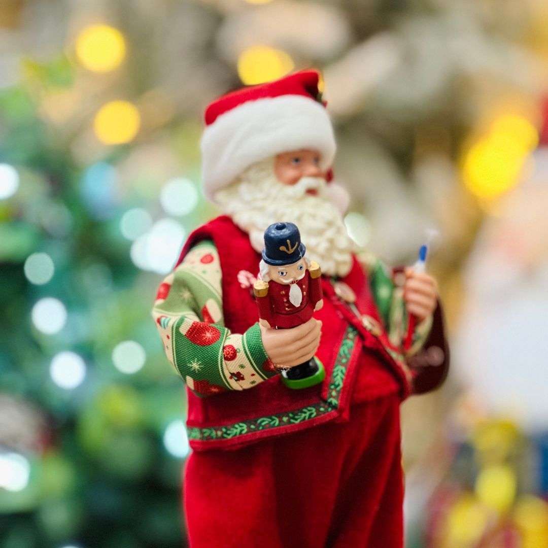 Papai Noel Pintor - 30cm