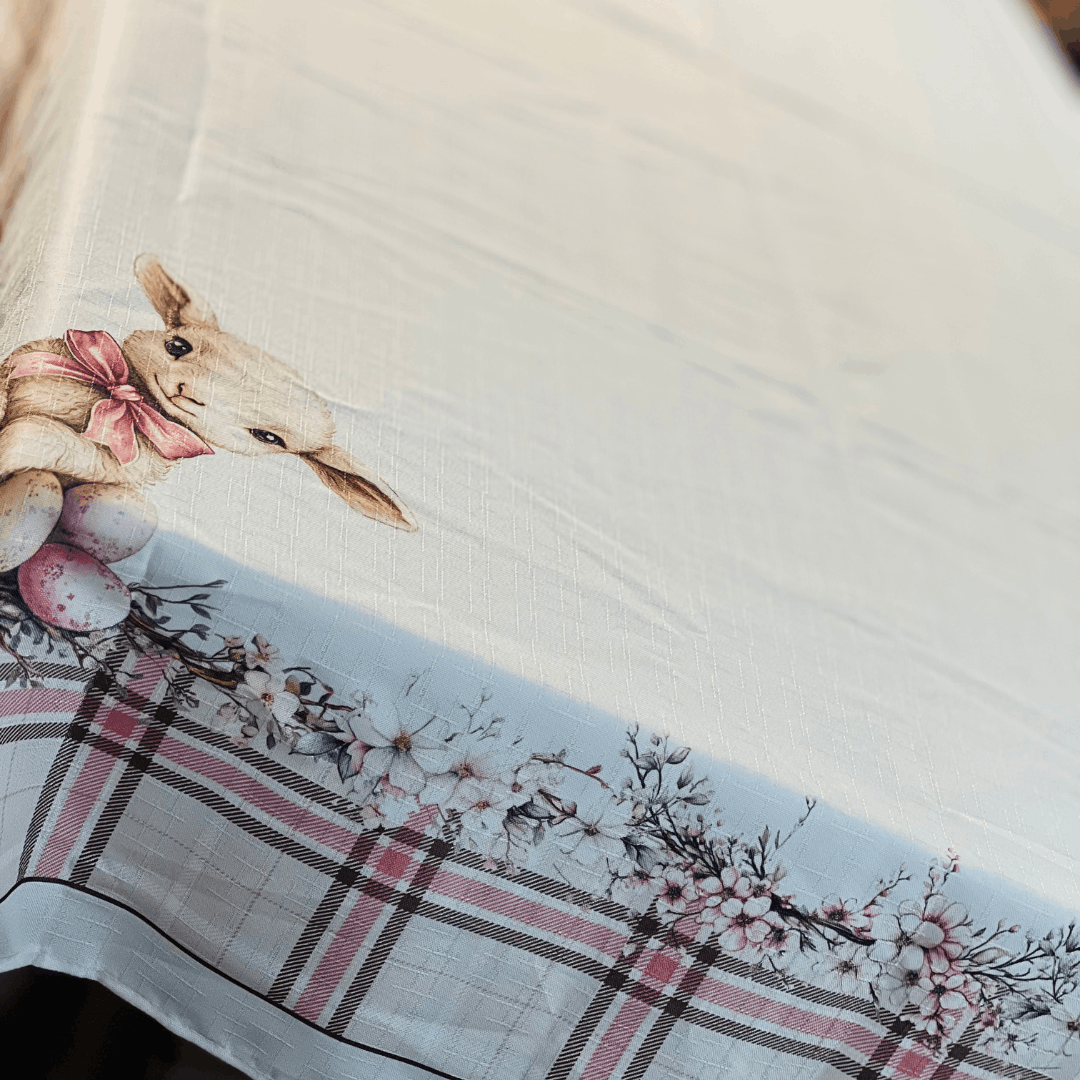 Toalha de Mesa de Páscoa Ovelha 1,40x2,20m