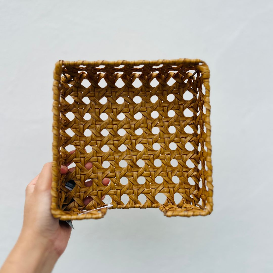 Porta Guardanapo Palhinha - 18x18x6cm