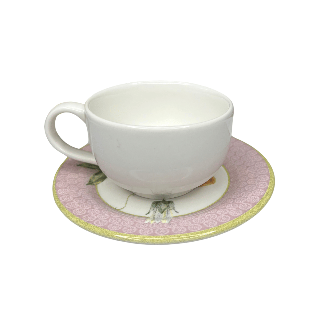 Xicara de Cafe Com Pires Passione 12x5cm