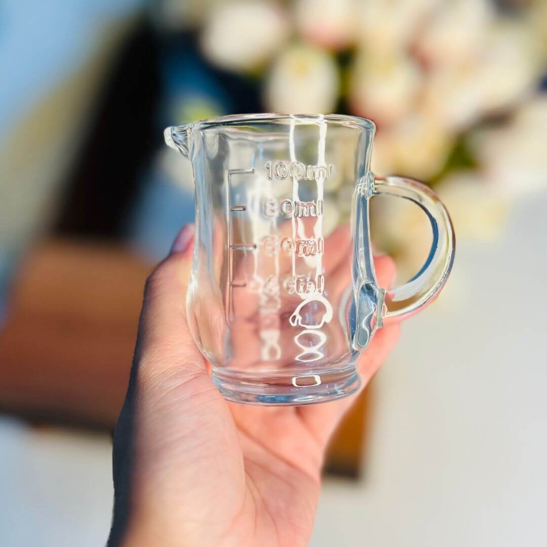 Mini Jarra Dosador Prisma Transparente - 100ml