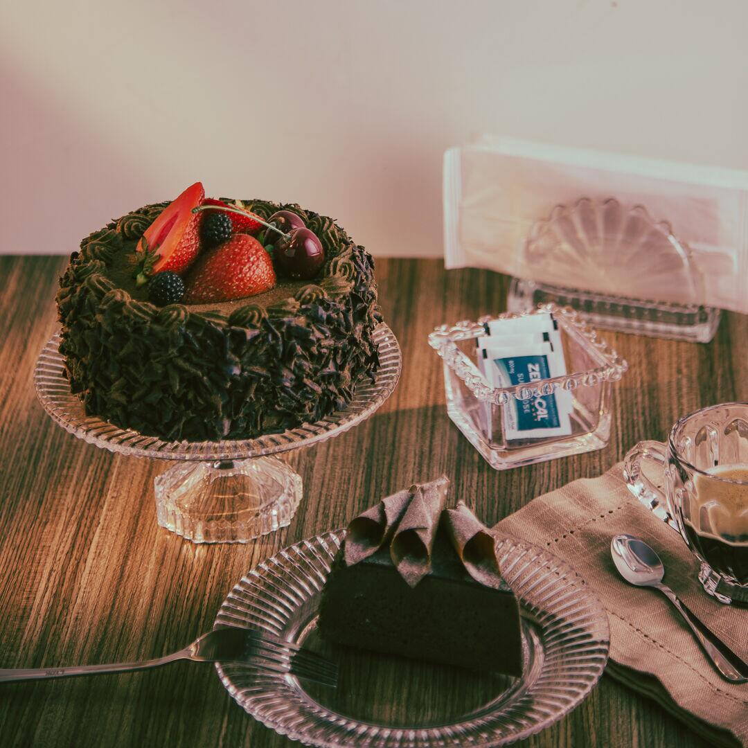 Bowl Quadrado de Cristal de Chumbo Coração - 8,5x8,5x5cm