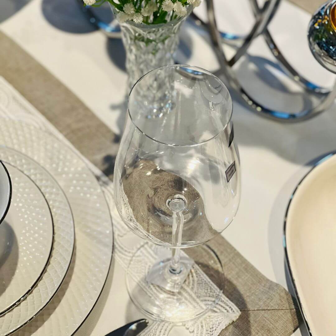Conjunto Seis Taças de Vinho de Cristal Ecologico - 600ml