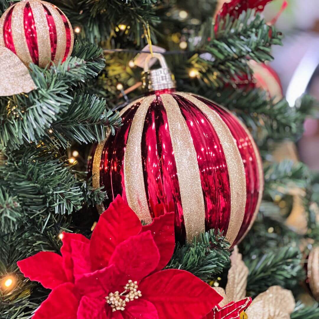 Bola Decorada Natal - 24cm