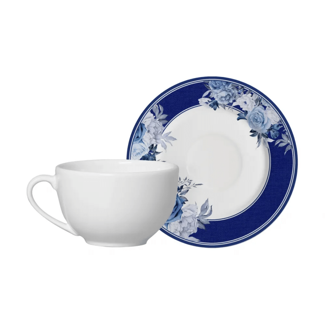 Xicaras para Cha Com Pires Antique Classific