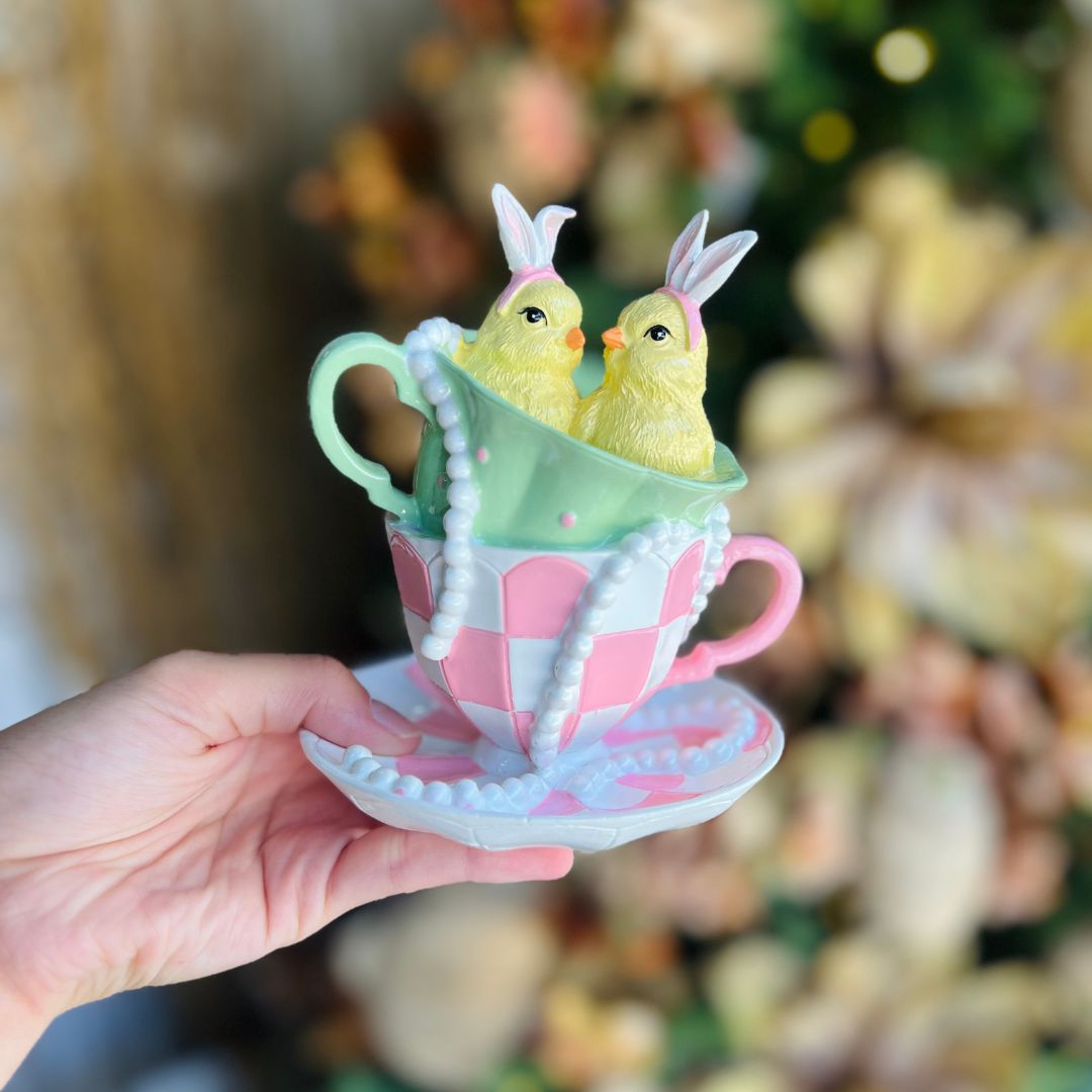 Pintinho na Xícara (Alice no País das Maravilhas) - 14cm