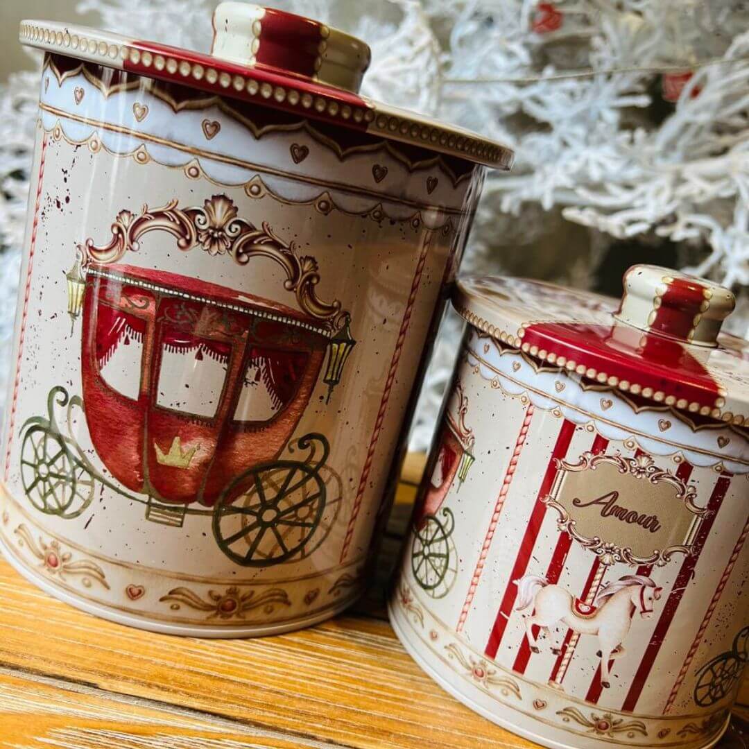 Kit 2 Latas Carrossel
