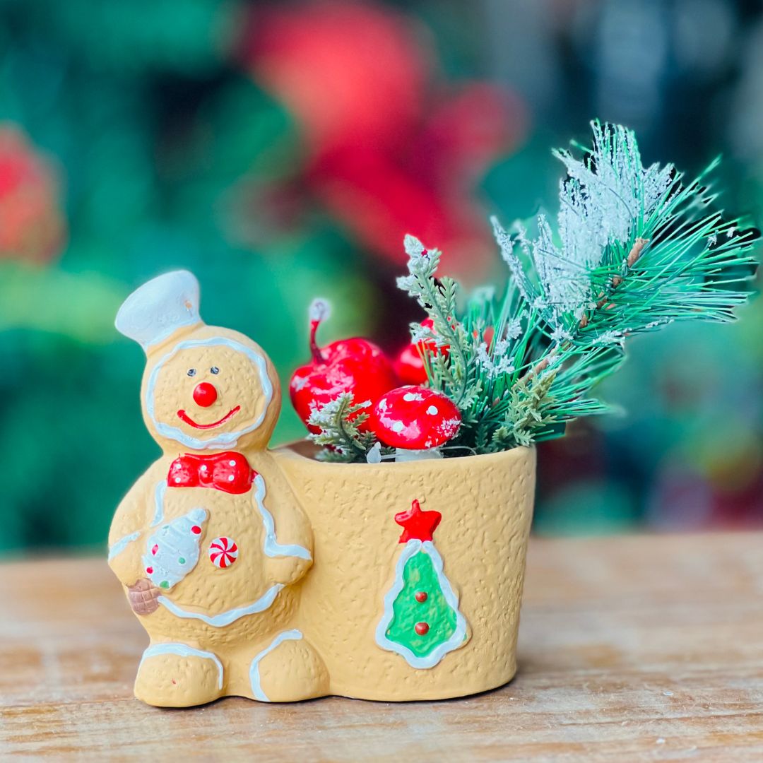 Vaso Gingerbread Cozinheiro - 10cm