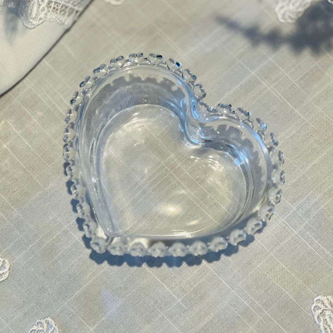 Bowl Cristal de Chumbo Coração - 13,5x12,5x5cm