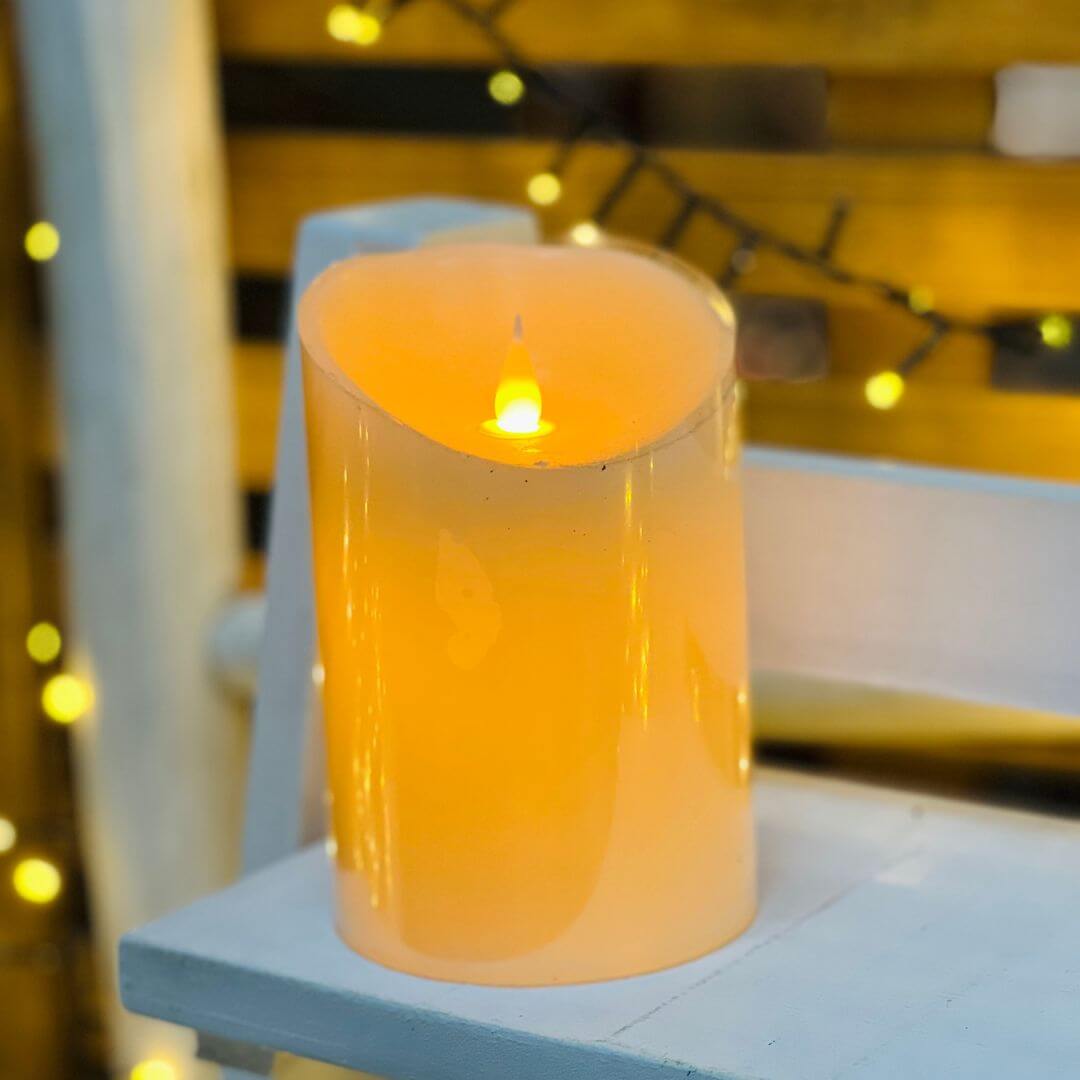 Vela Flame Cintilante – 15cm