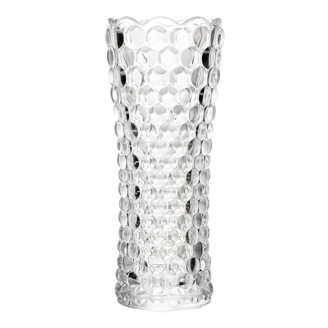 Vaso de Vidro Bubble - 7x7x18cm