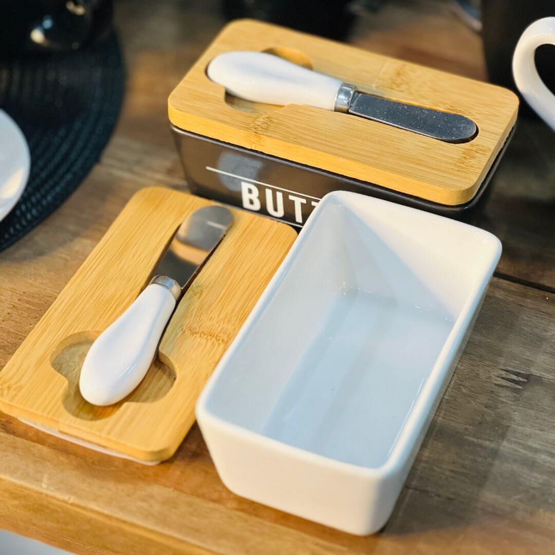 Manteigueira Manhattan Branca - 400ml