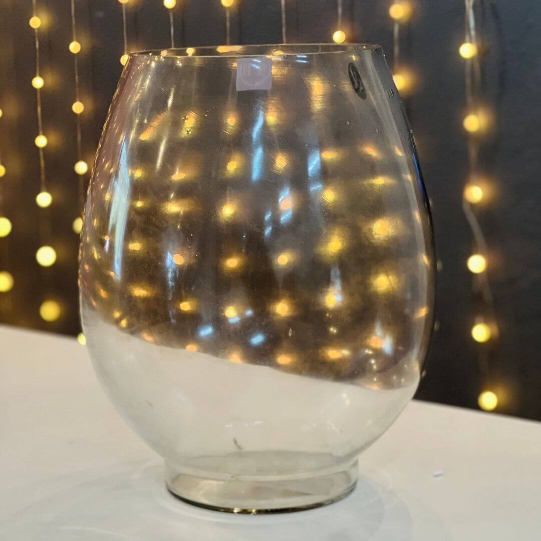 Vaso de Vidro Transparente – 30cm