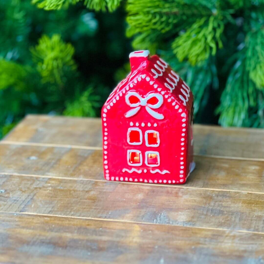 Casa Gingerbread com Iluminação – 11cm