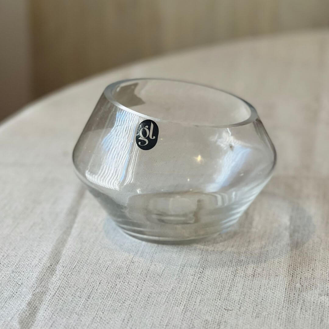 Vaso de Vidro Transparente