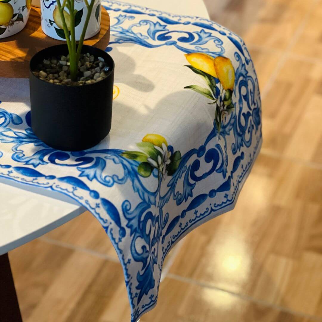 Caminho de Mesa Limão Siciliano - 42cmx1,41m