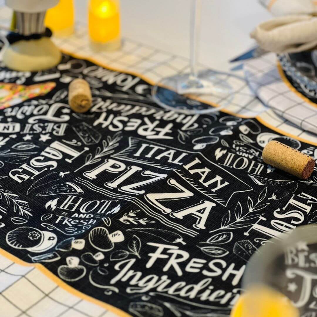 Caminho de Mesa Pizza - 42cmx1,42