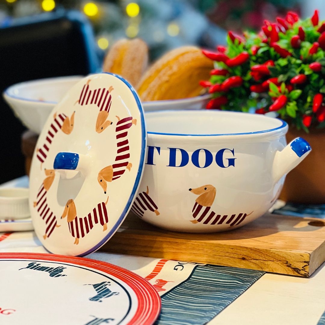 Terrina com Tampa Hot Dog - 11cm