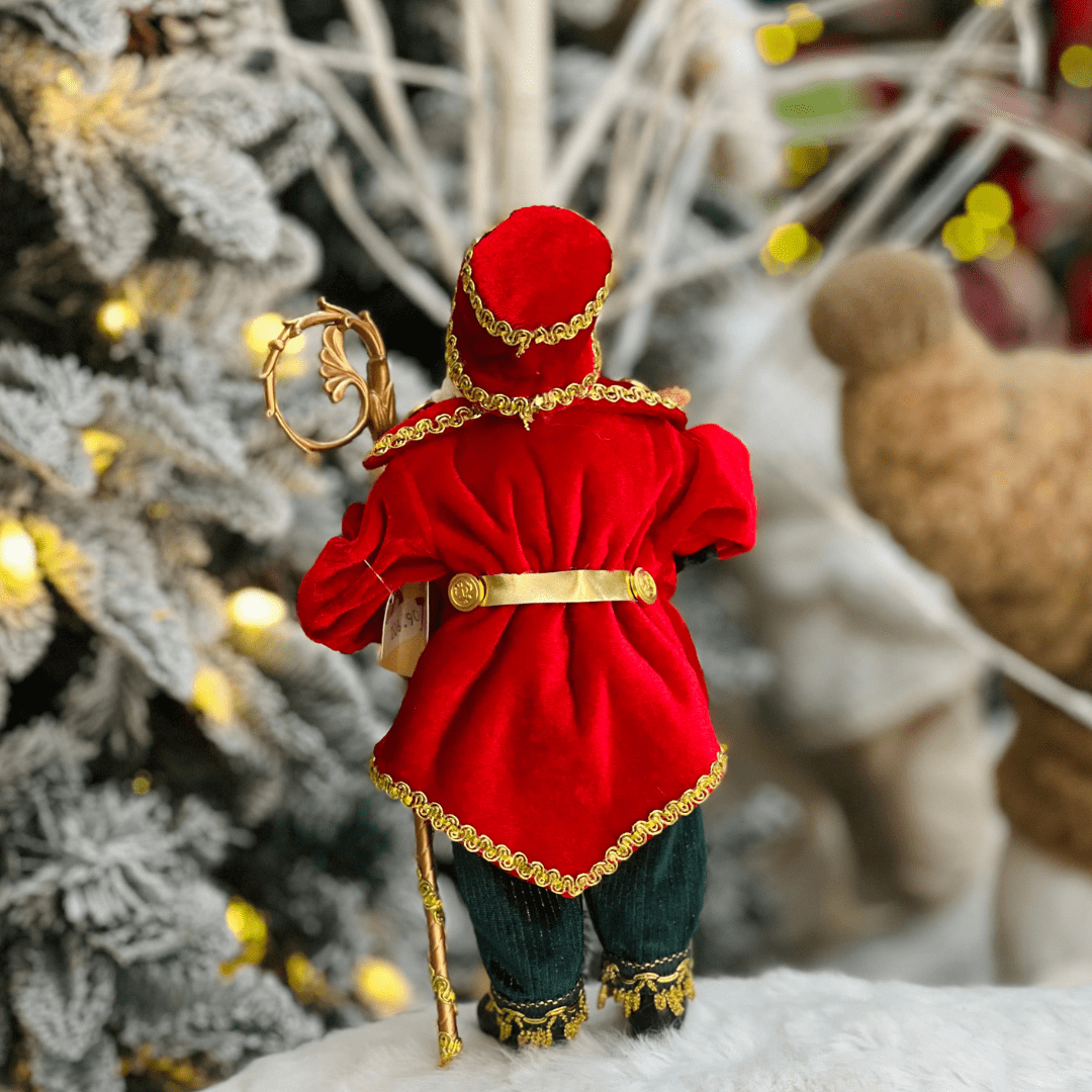 Papai Noel Colecionável King 30cm