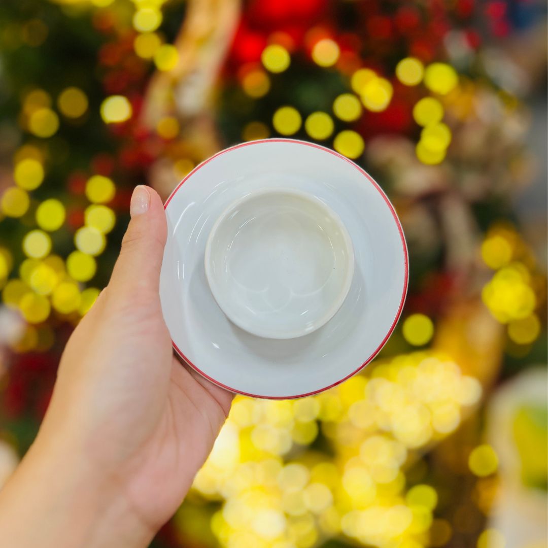 Manteigueira Redonda Christmas Charm - 8cm