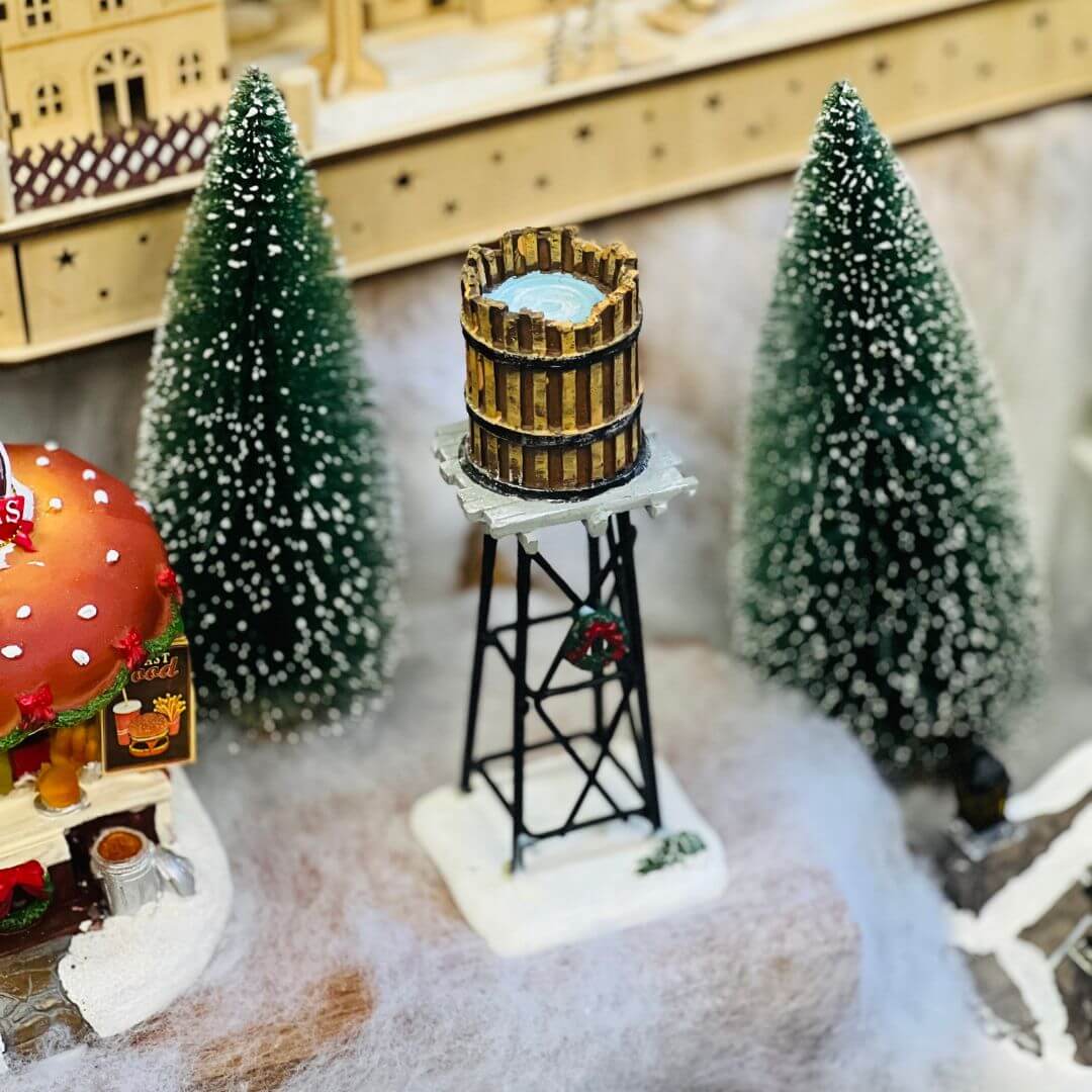 Figura Natal Caixa da Água - 17,3x7,3x6,5cm
