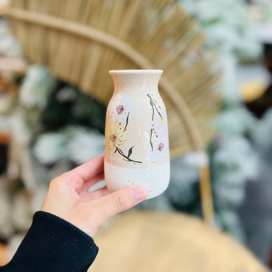 Vaso Cerâmica Jardim - 6,5cmx12