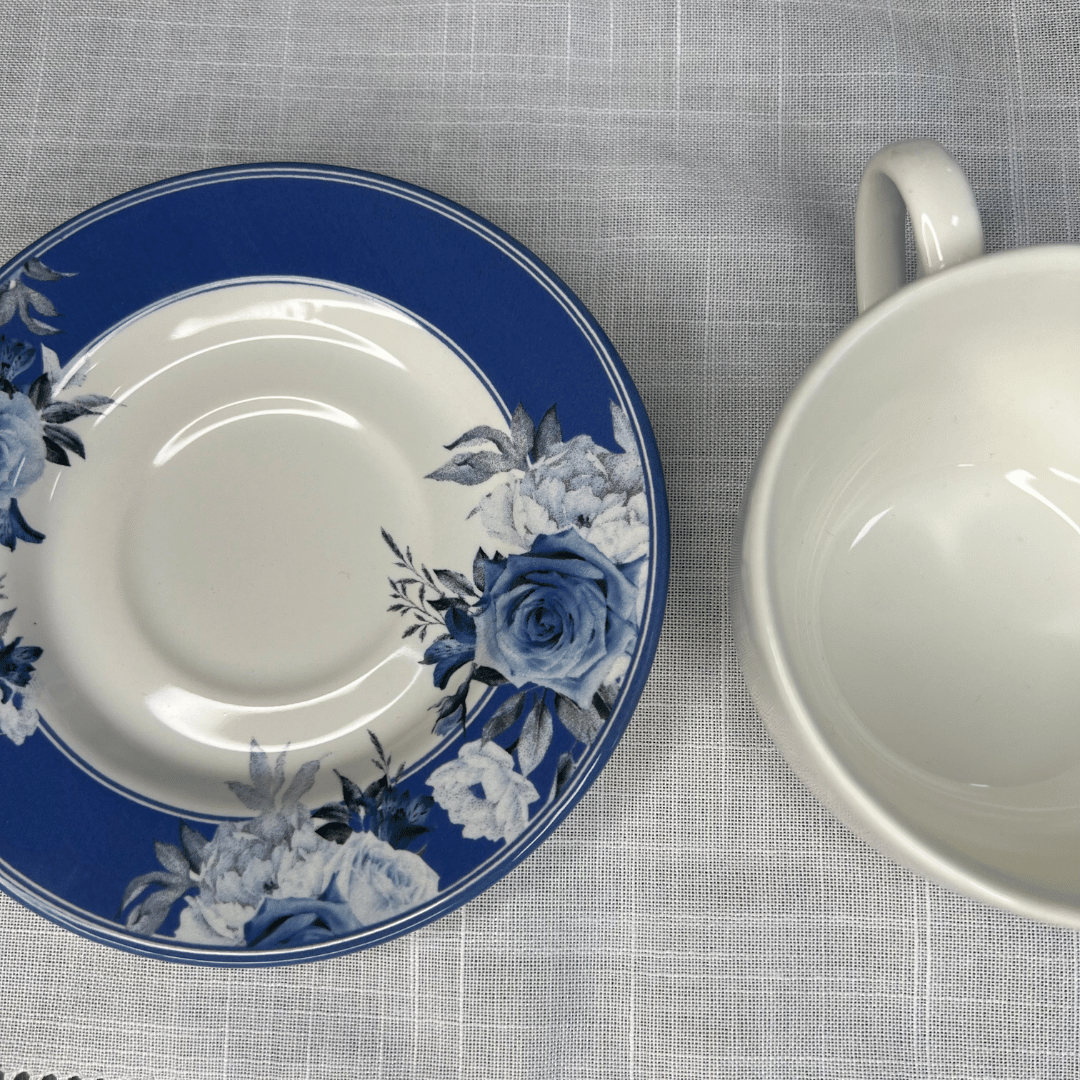 Xicaras para Cha Com Pires Antique Classific