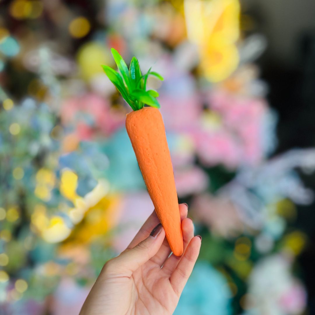 Conjunto de 3 Cenouras Decorativas - 17,5cm