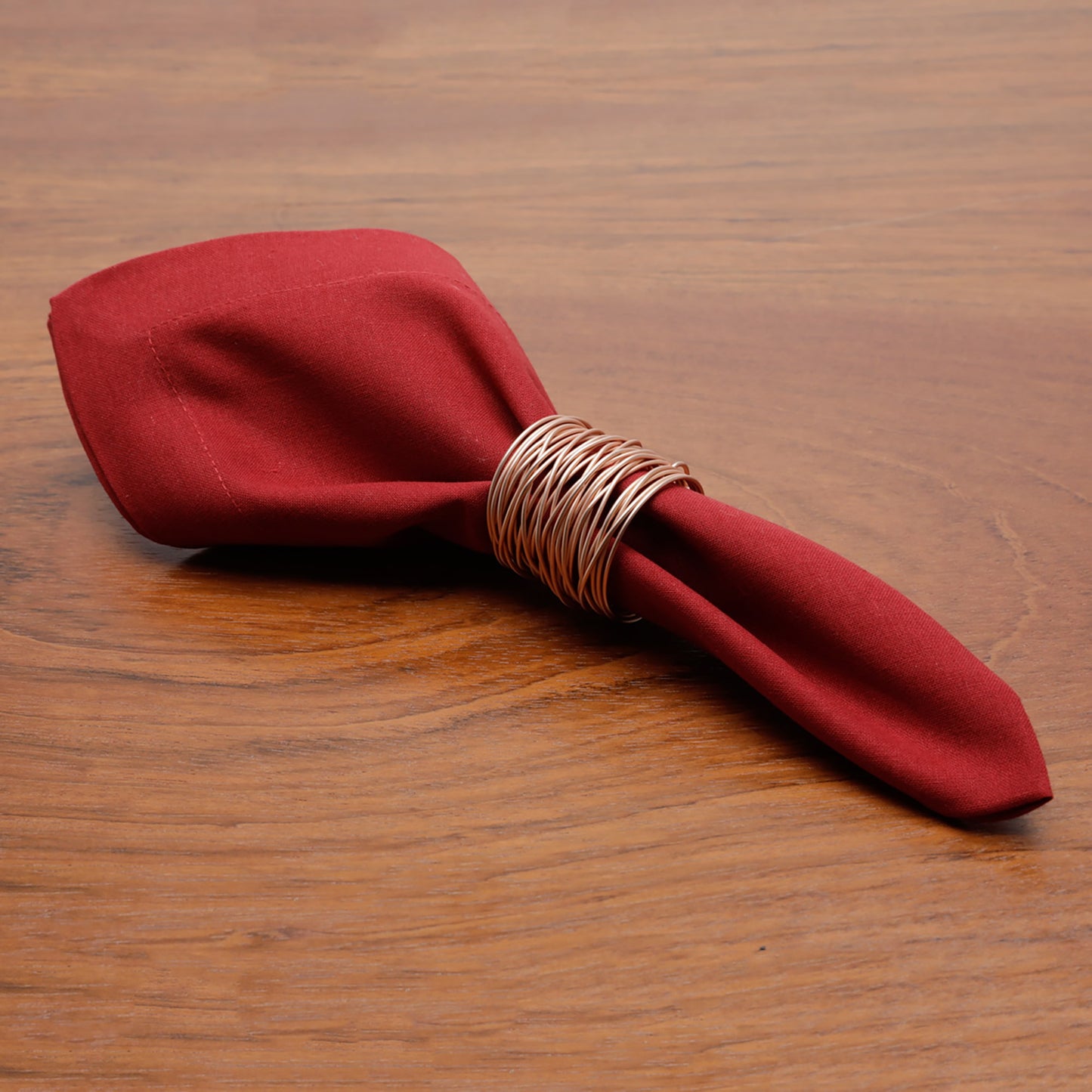 Conjunto 2 Guardanapos Algodao Vermelho 40x40cm