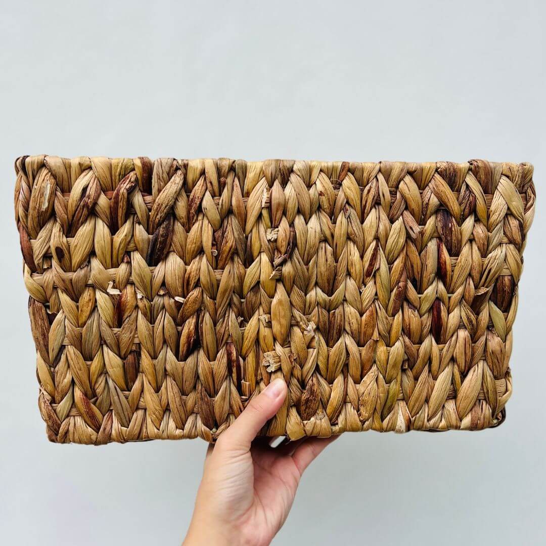 Cesta Organizadora SeaGrass Natural - 38x23x20cm (G)