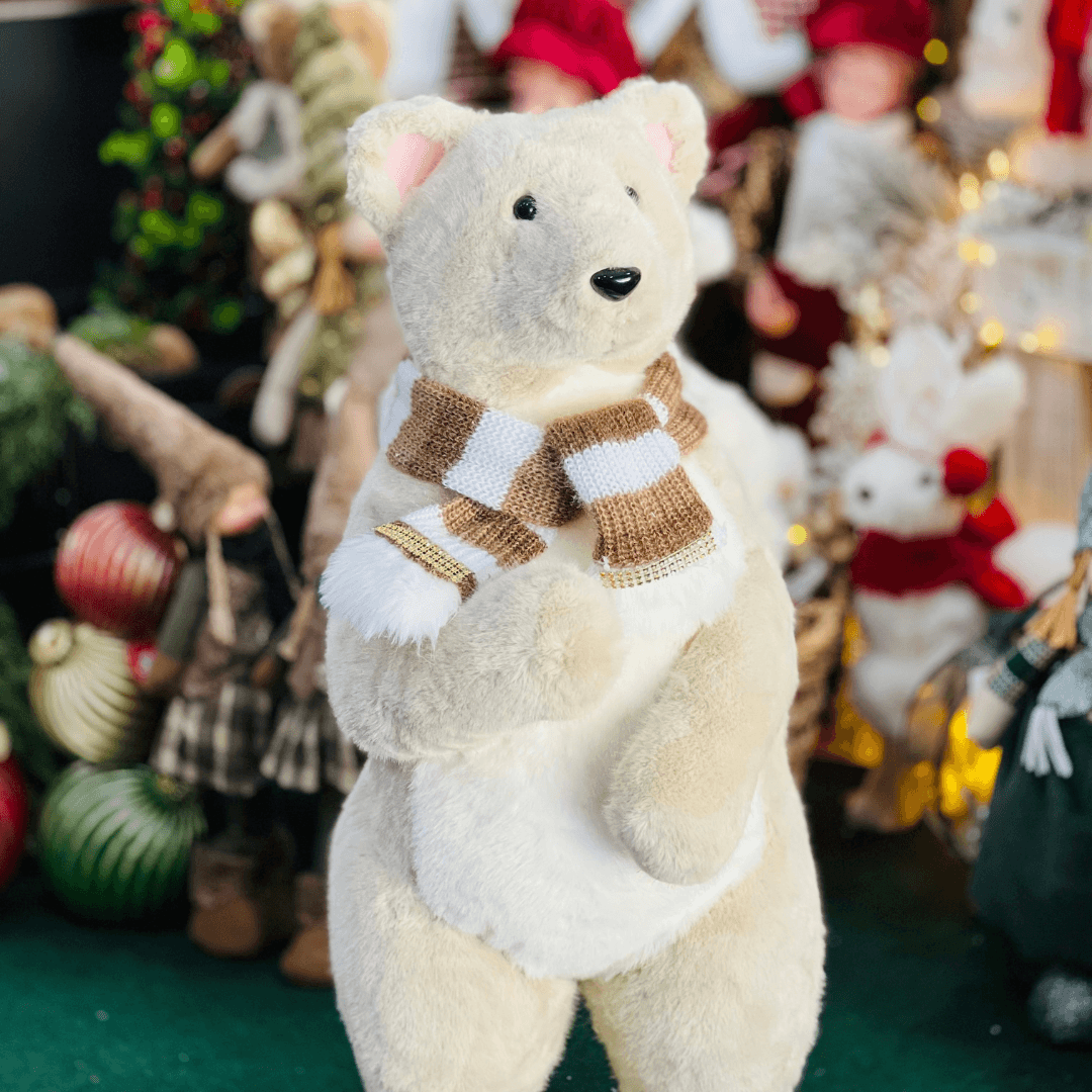 Urso em Pé com Cachecol – 80 cm