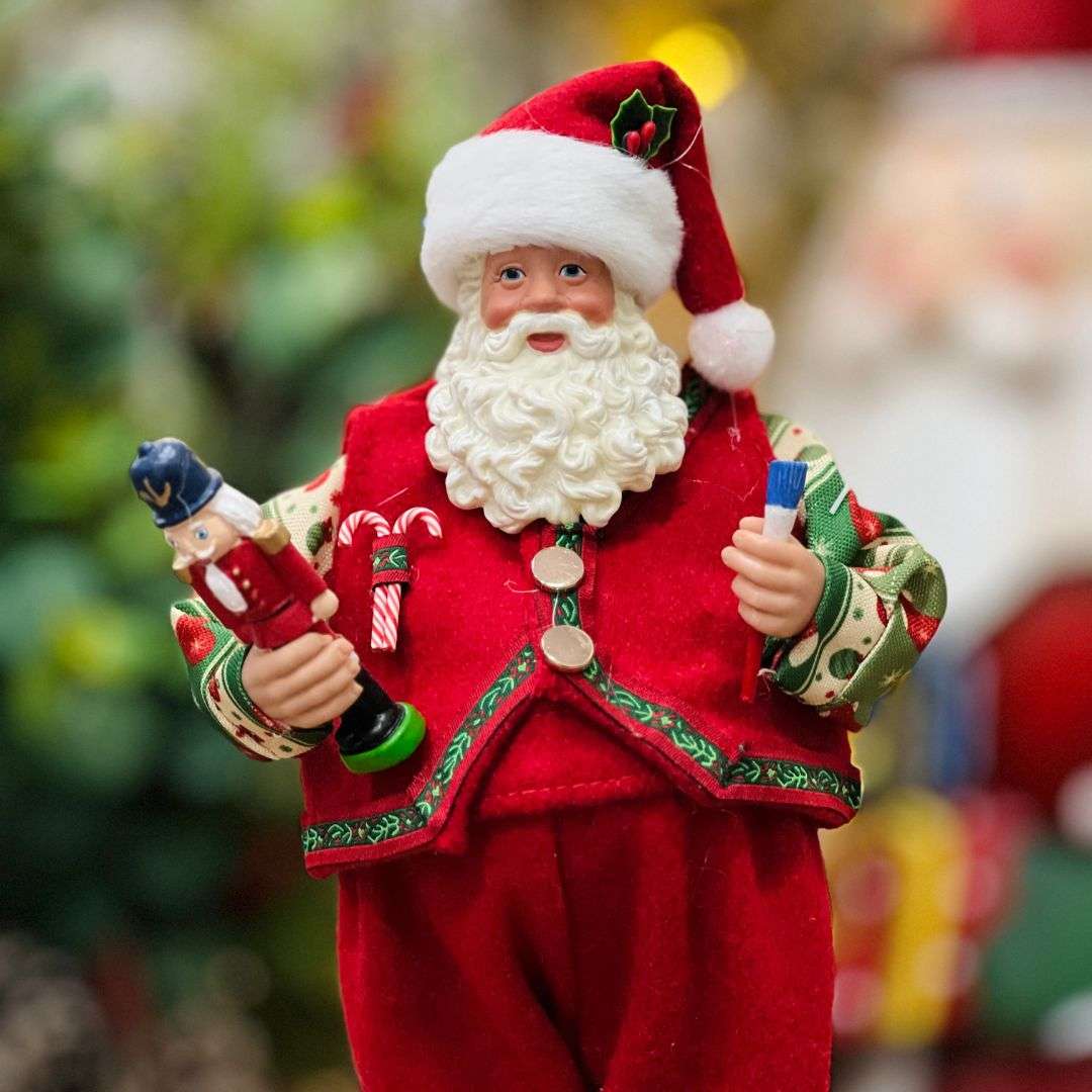 Papai Noel Pintor - 30cm
