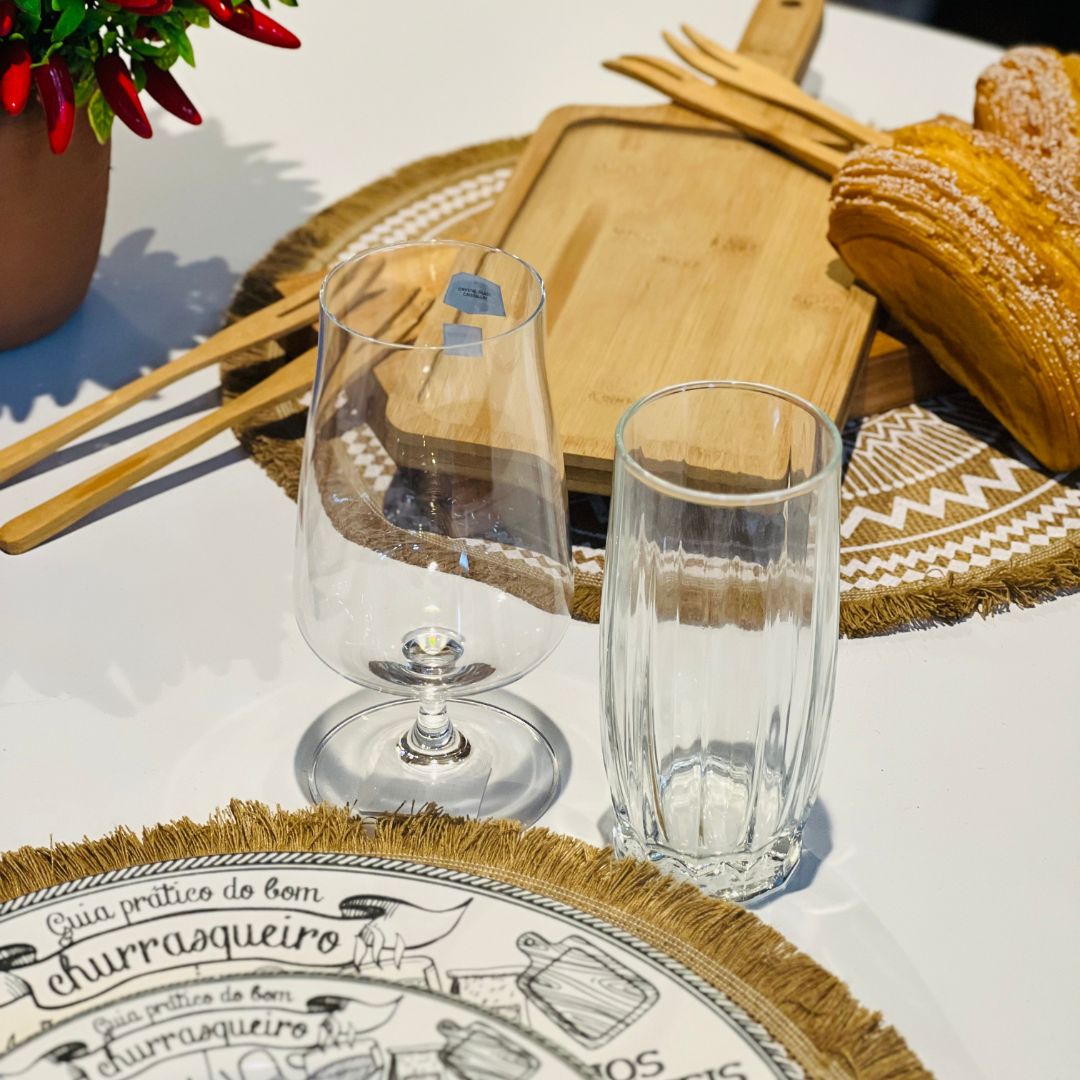 Conjunto de Seis Copo de Vidro Long Drink - 320ml