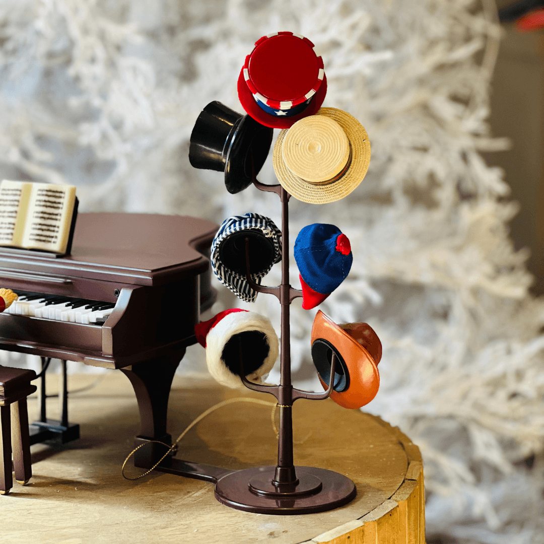 Urso Decorativo Tocando Piano com Som – 36cm
