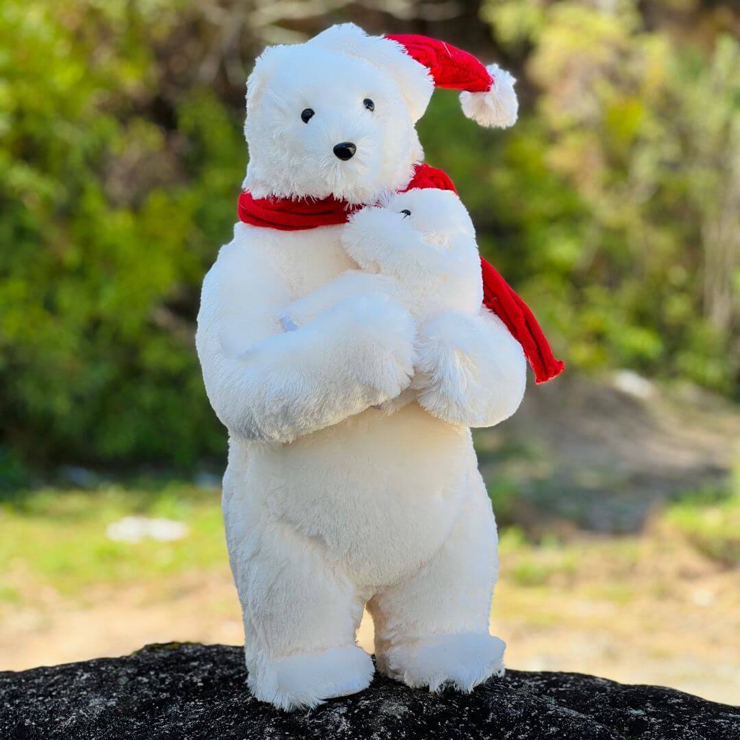 Urso Natal com Filhote – 59cm