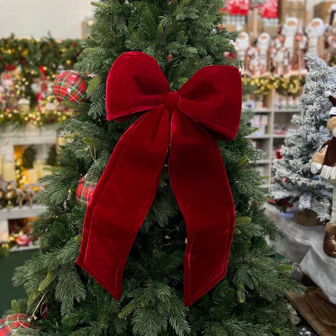 Laço de Veludo Vermelho – 80cm