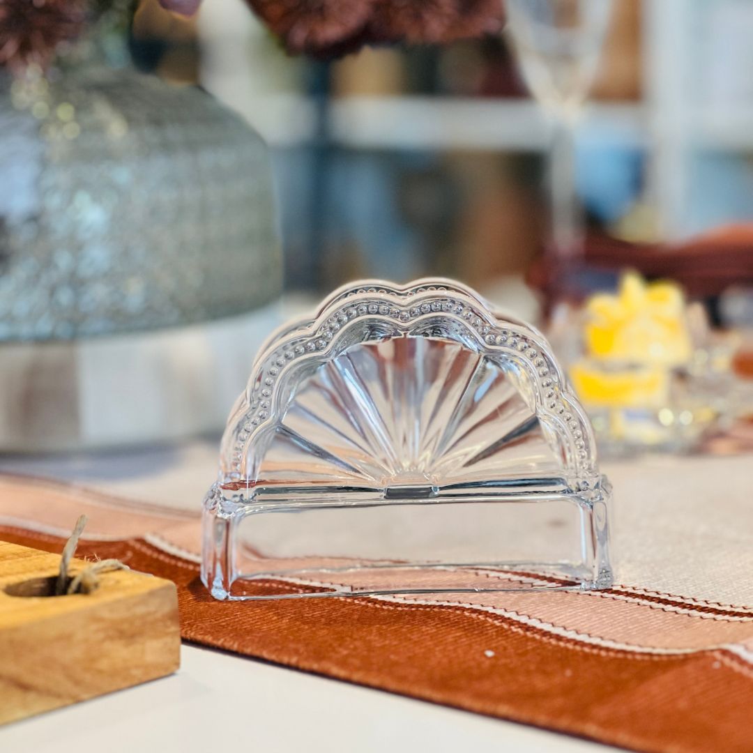 Porta Guardanapos Cristal Ecológico - 9cmx4x13