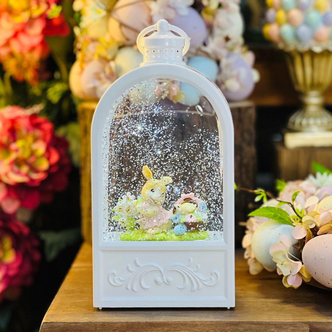 Lanterna de Coelho Com Led - 11,7x6,6x24,3cm