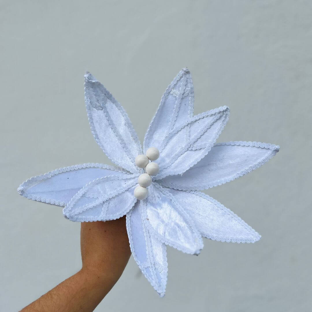 Haste Bico de Papagaio Branco – 53cm