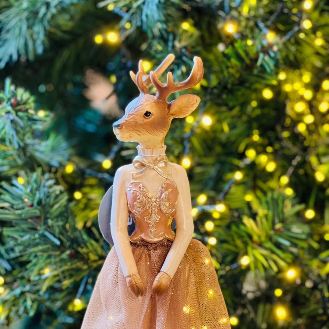 Decoração Alce Bailarina - 30 cm
