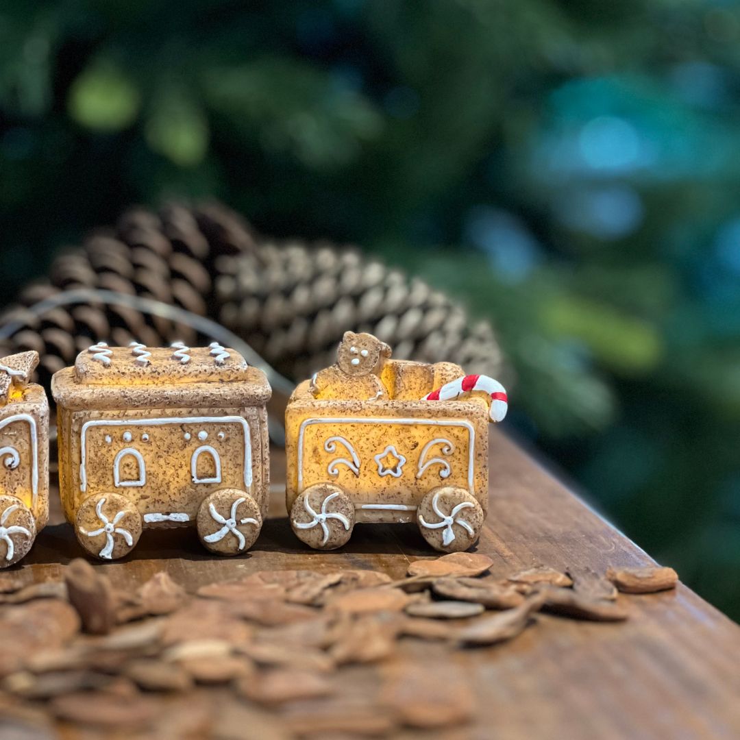 Trem Ginger Natal - 29,5x9x8,6cm