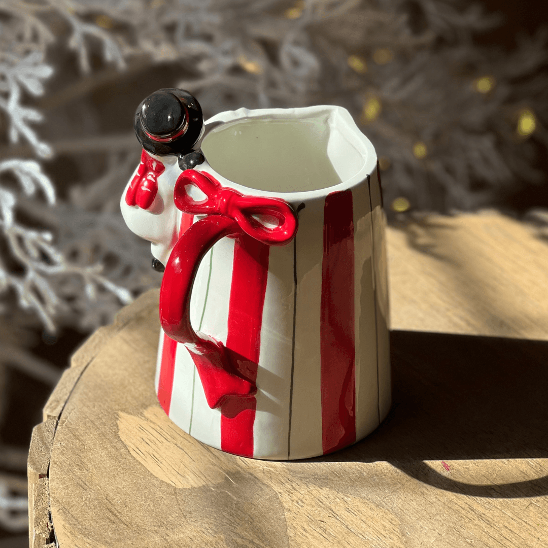 JARRA NATALINA BONECO DE NEVE – 16,5cm