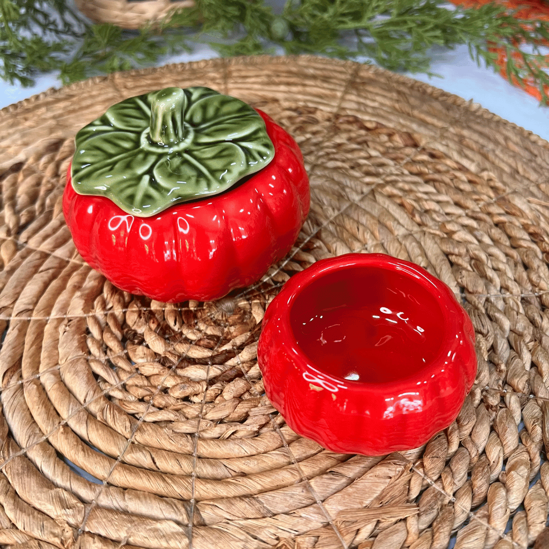 Mini Moranga Sem Tampa Vermelha de Cerâmica 8cm