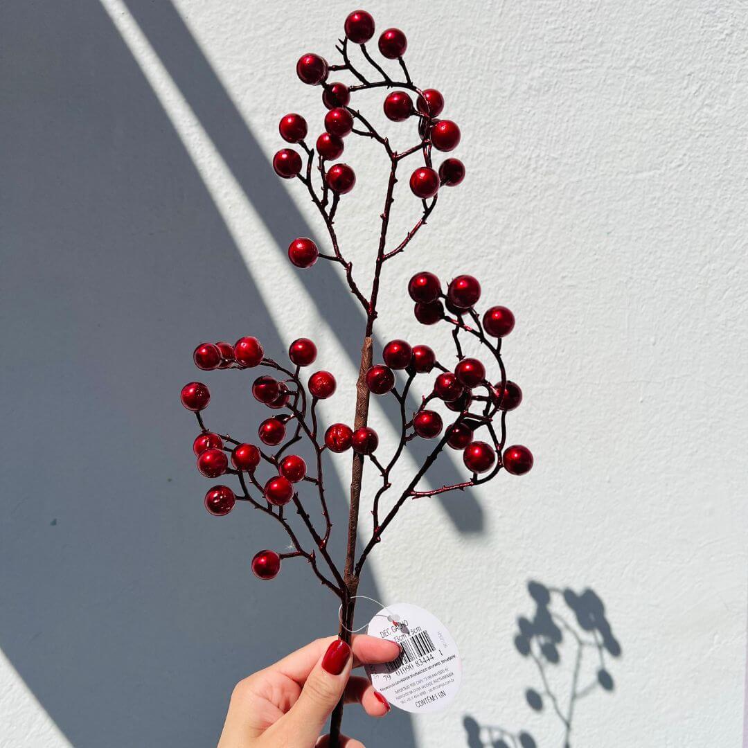 Galhos Decorativos Metalizado – 59cm